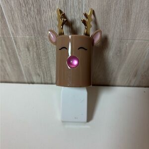 Bath & Body Works Reindeer Wallflowers Fragrance Plug with Gold Antlers